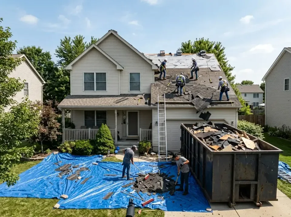 roof-replacement-debris-remova-004 — frequently asked questions, Cheapest Dumpster Rentals in Hubbard, OH